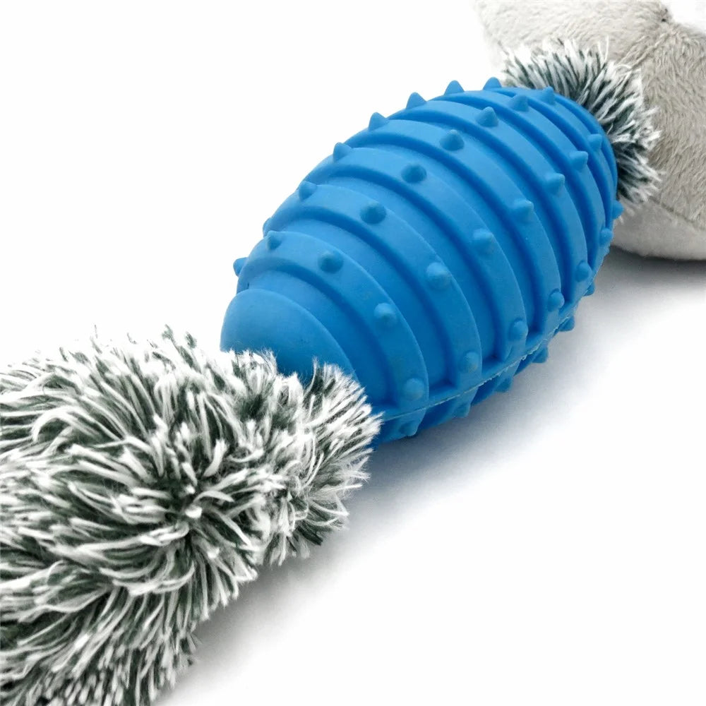 Pet Toy Plush Stuffing-free Dog Chew Durable Toys Pet Gift - Blue - 4