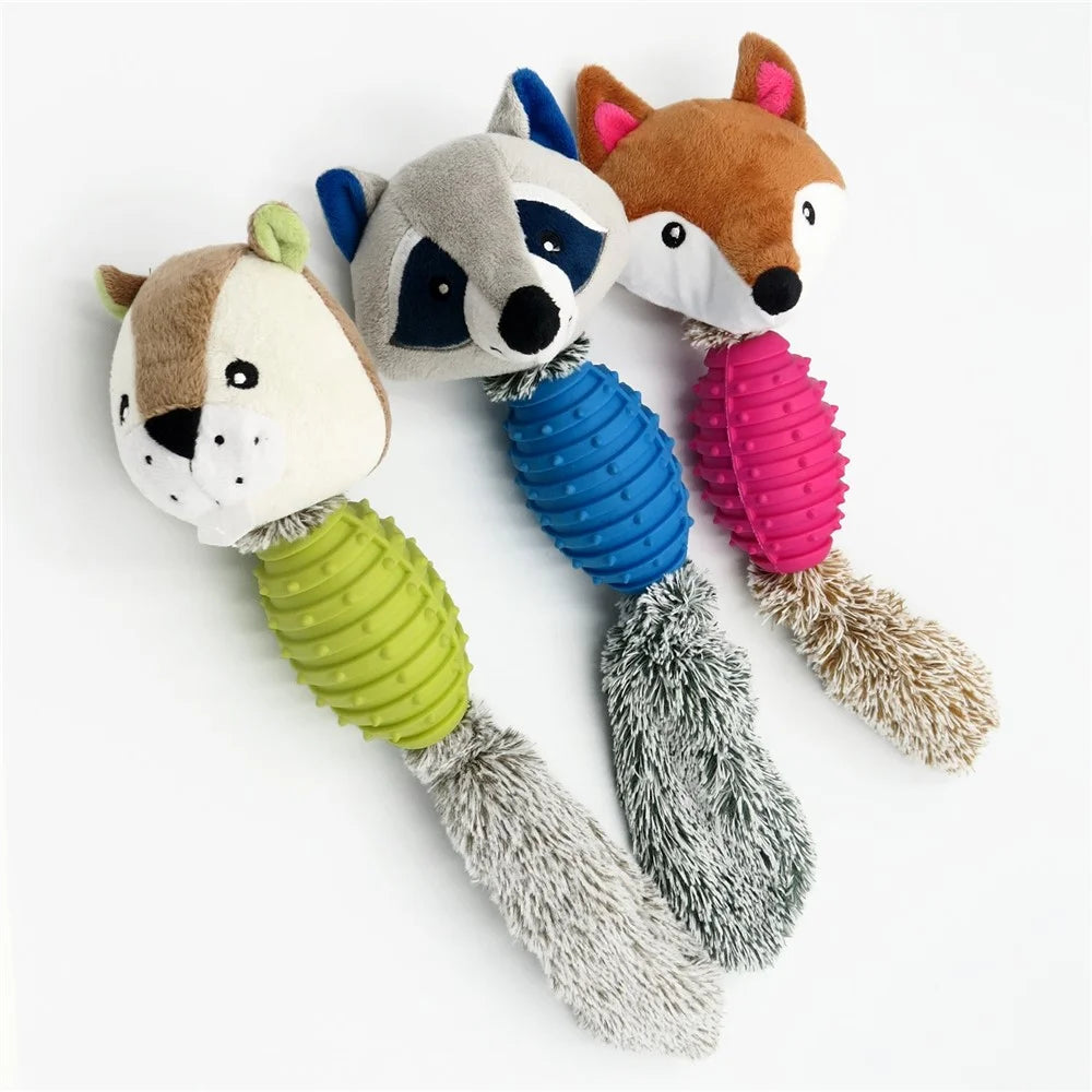 Pet Toy Plush Stuffing-free Dog Chew Durable Toys Pet Gift - Blue - 5