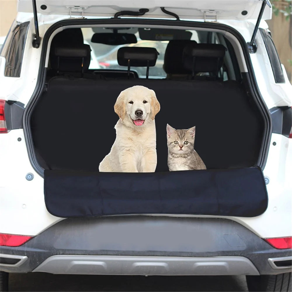 Pet Pad Car Mat Waterproof Oxford Cloth Anti-dirt Pad Dog Car Pads Dog Seat Cover - Black - 1