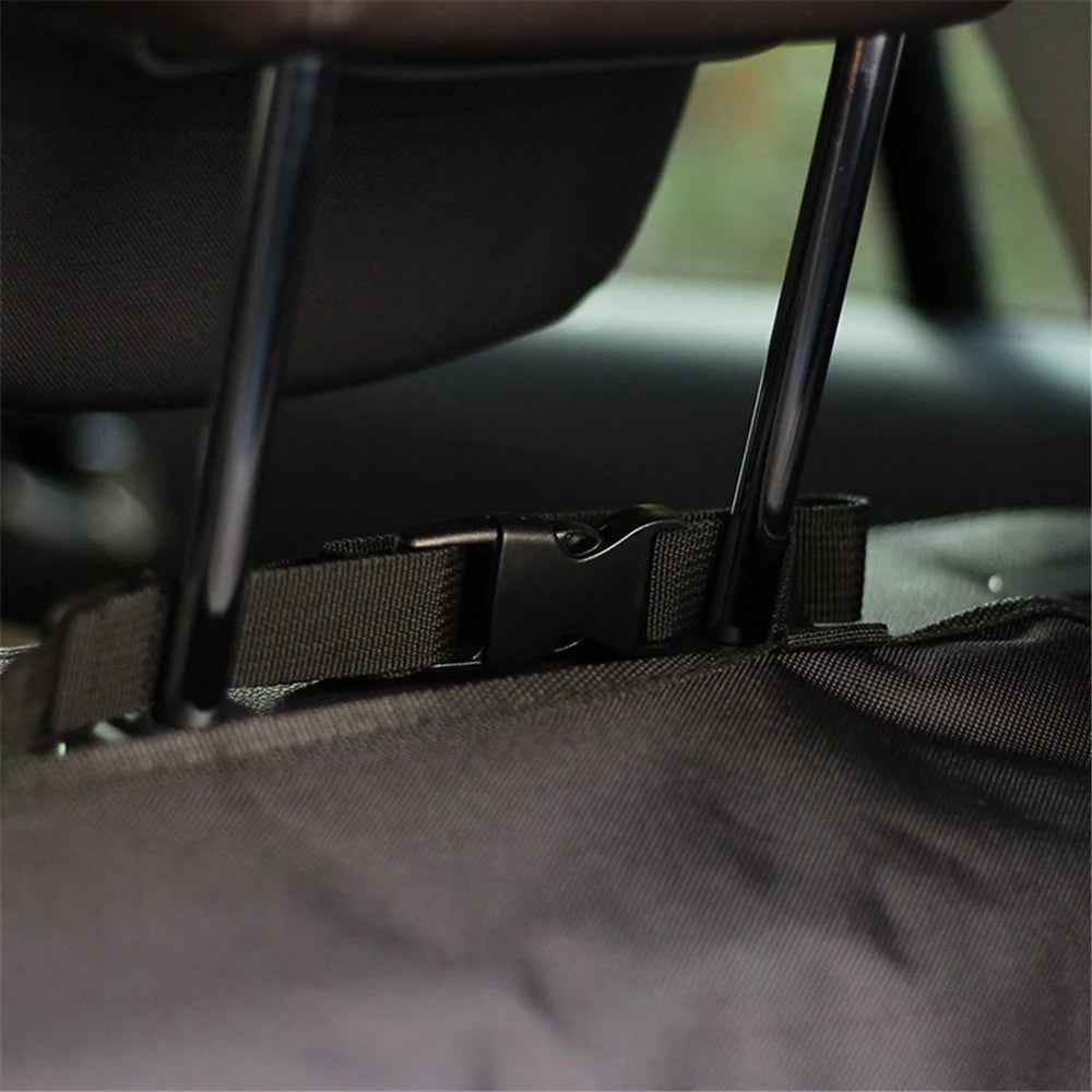 Pet Pad Car Mat Waterproof Oxford Cloth Anti-dirt Pad Dog Car Pads Dog Seat Cover - Black - 6