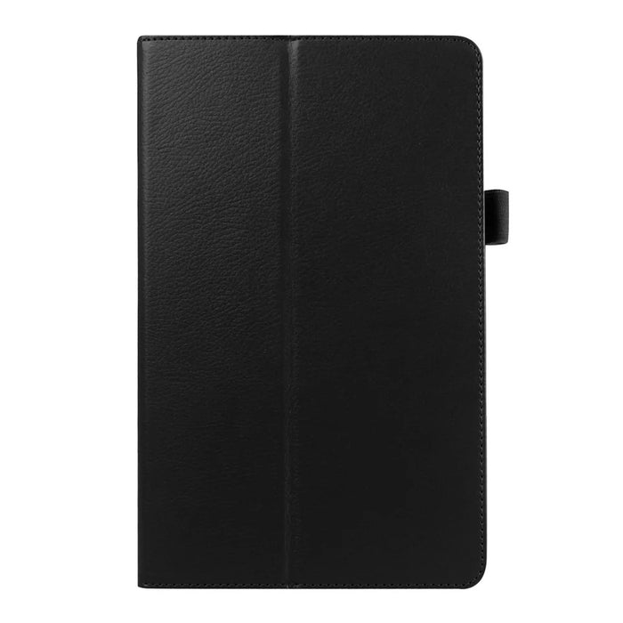 Litchi Skin Leather Stand Case for Samsung Galaxy Tab E 9.6 T560 - Black - 2