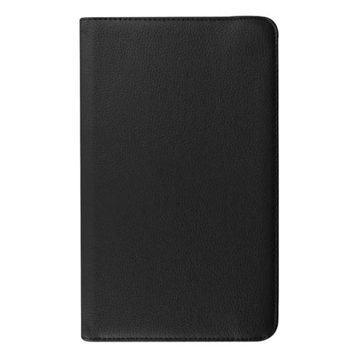 Litchi Texture Rotary Stand Leather Case for Samsung Galaxy Tab E 9.6 T560 / T561 - Black - 1