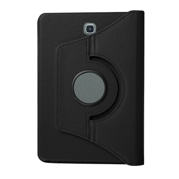 Litchi Texture Rotary Stand Leather Case for Samsung Galaxy Tab S2 8.0 - Black - 2