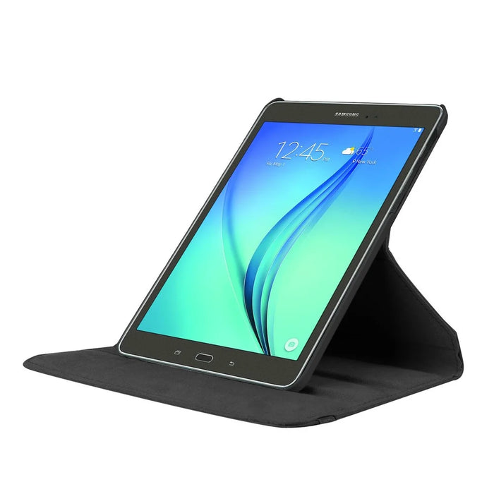 Litchi Texture Rotary Stand Leather Case for Samsung Galaxy Tab S2 8.0 - Black - 5