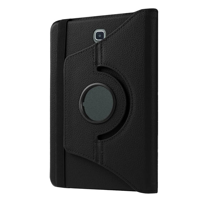 Litchi Texture Rotary Stand Leather Case for Samsung Galaxy Tab S2 8.0 - Black - 7