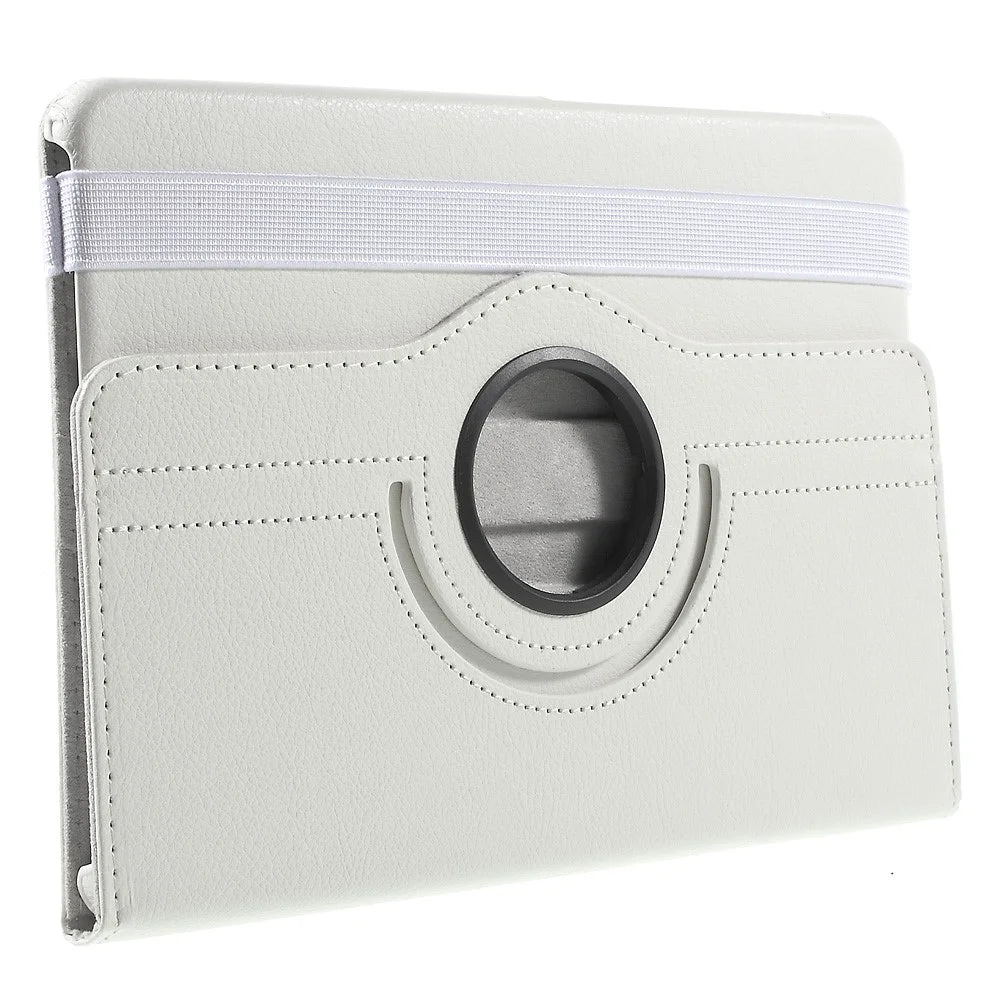 Rotary Stand Flip Leather Case Cover for Samsung Galaxy Tab S2 9.7 T810 T815 Multi-Angle Stand Tablet Accessory - White - 4