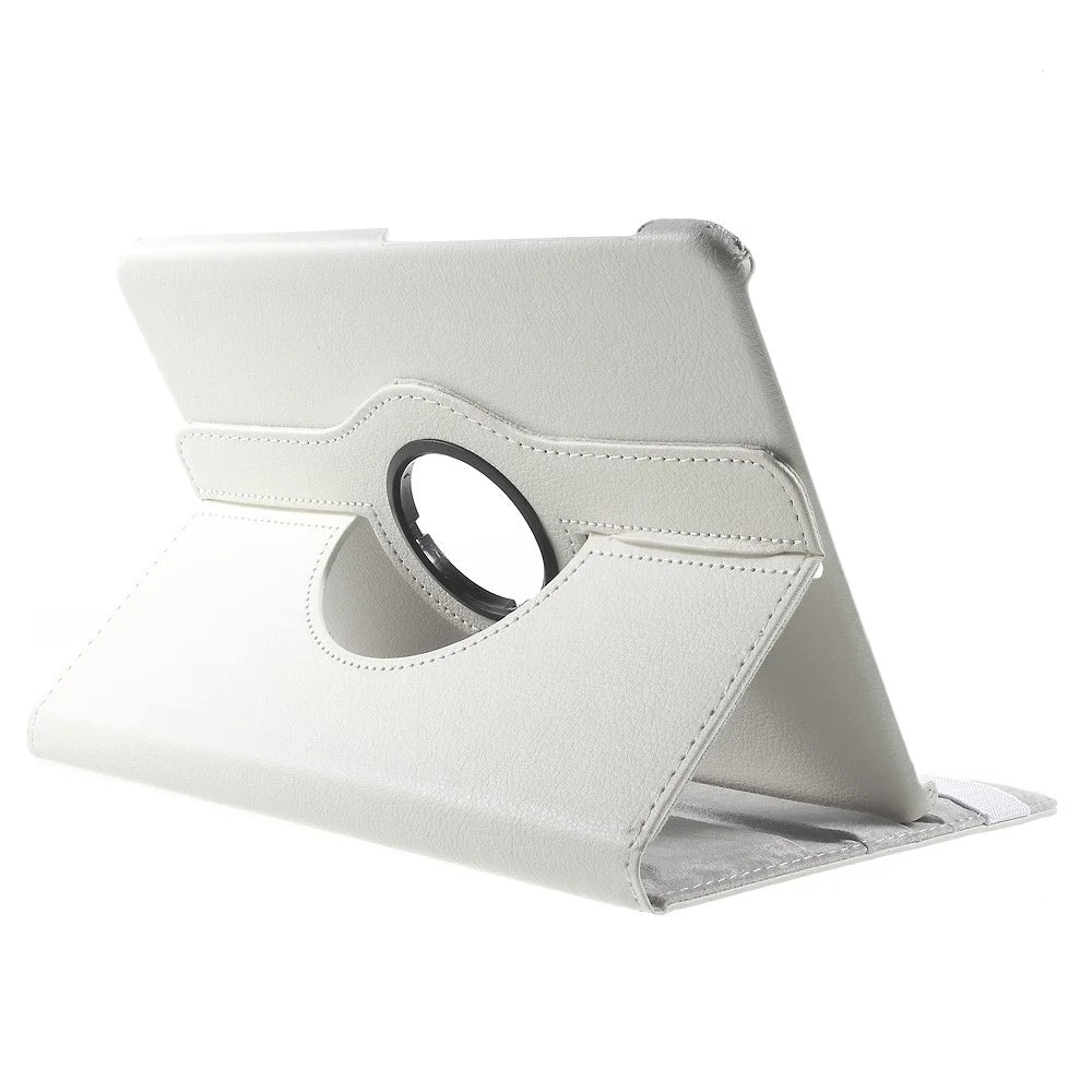 Rotary Stand Flip Leather Case Cover for Samsung Galaxy Tab S2 9.7 T810 T815 Multi-Angle Stand Tablet Accessory - White - 5