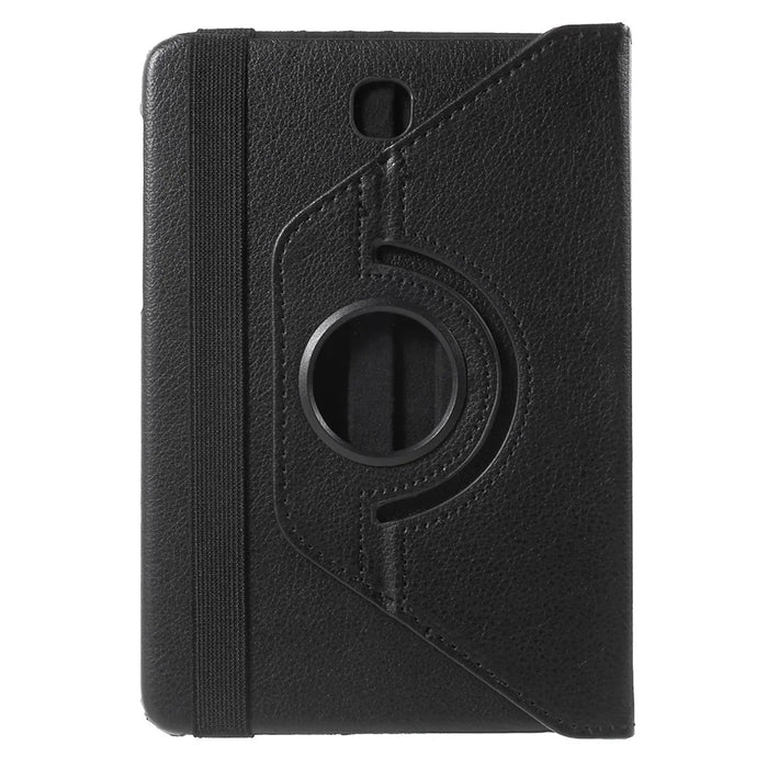 Rotary Stand Leather Flip Case for Samsung Galaxy Tab S2 8.0 T710 T715 - Black - 3