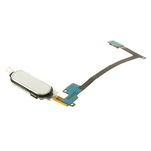 For Samsung Galaxy Note 4 SM-N910 Main Keypad Home Button with Flex Cable OEM - White - 1