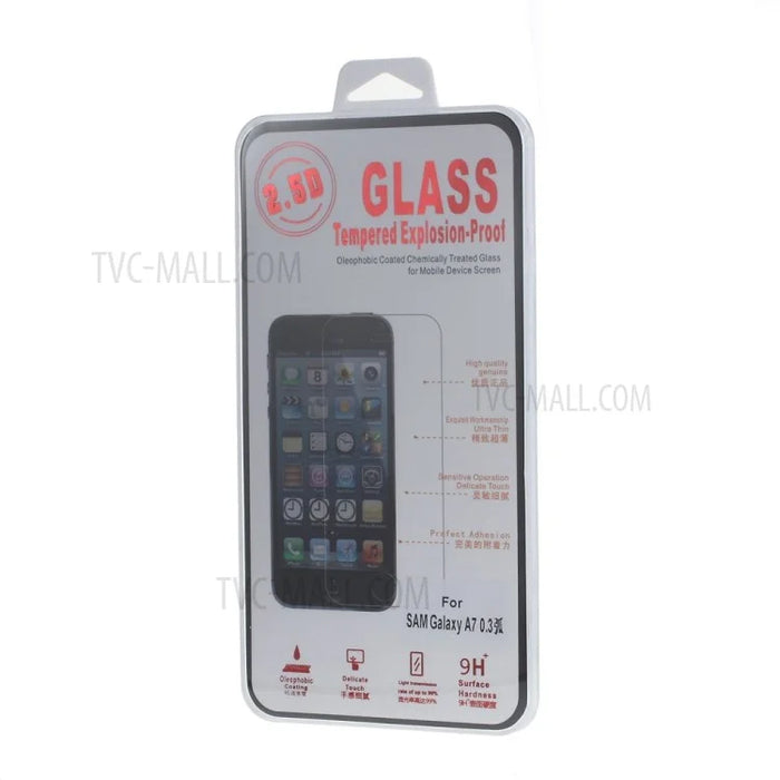 0.3mm Explosion-proof Tempered Glass Screen Film for Samsung Galaxy A7 SM-A700F (Arc Edge) - 6