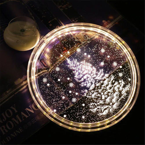 LED String Light Wire Fairy Lights Party Christmas Atmosphere Hanging Lights - Christmas Tree/S - 1