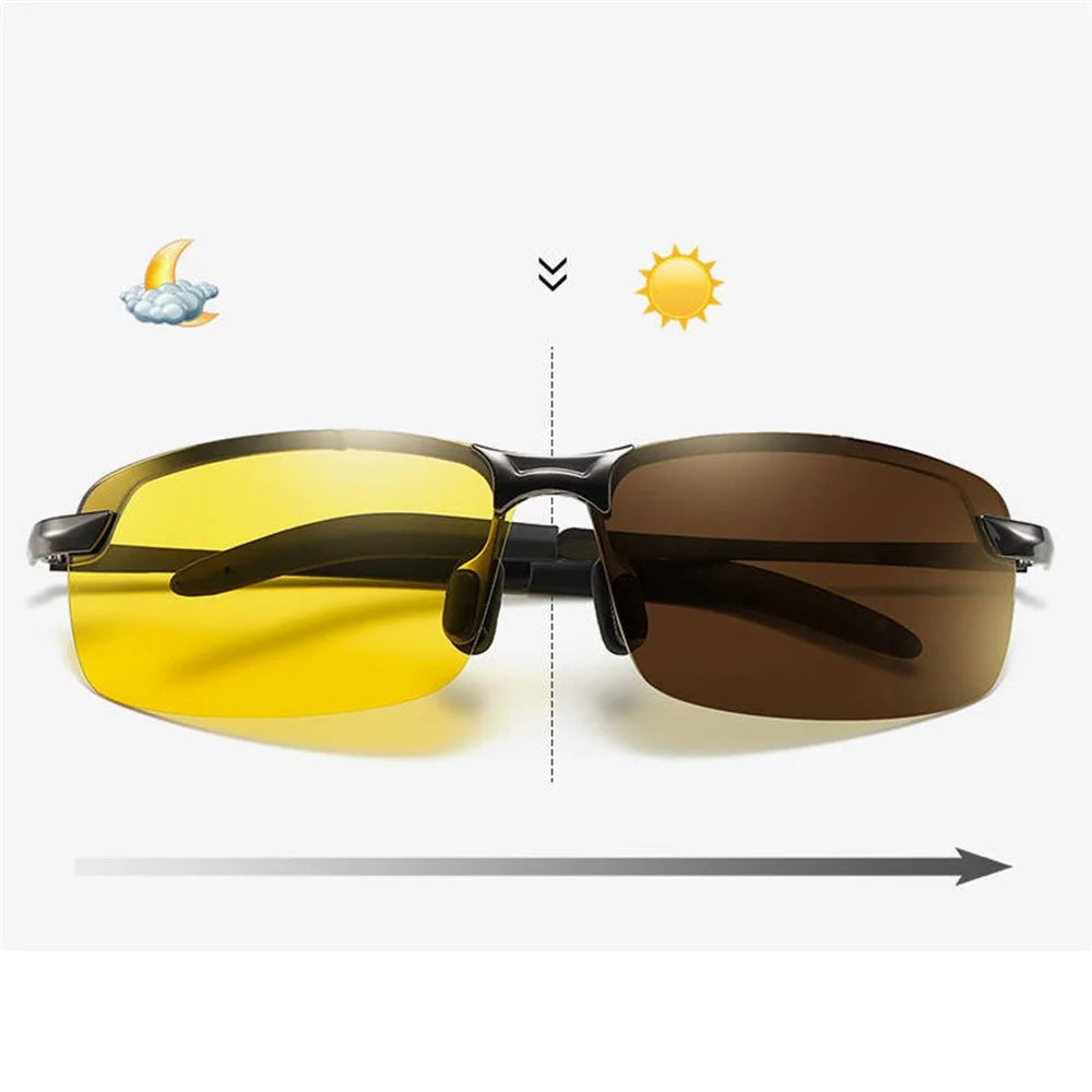 Day Night Dual-purpose Chromotropic 3043 Polarizing Night Vision Sunglasses Driving Glasses - 2