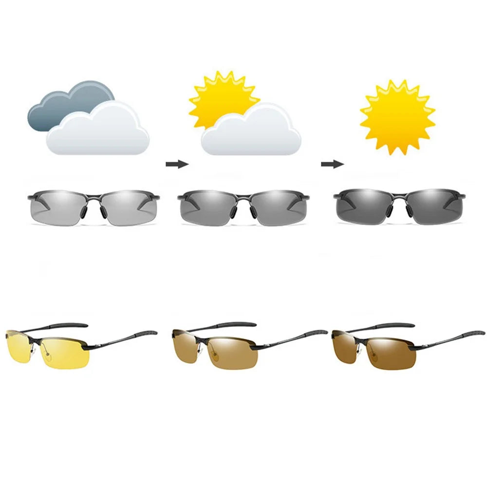 Day Night Dual-purpose Chromotropic 3043 Polarizing Night Vision Sunglasses Driving Glasses - 3