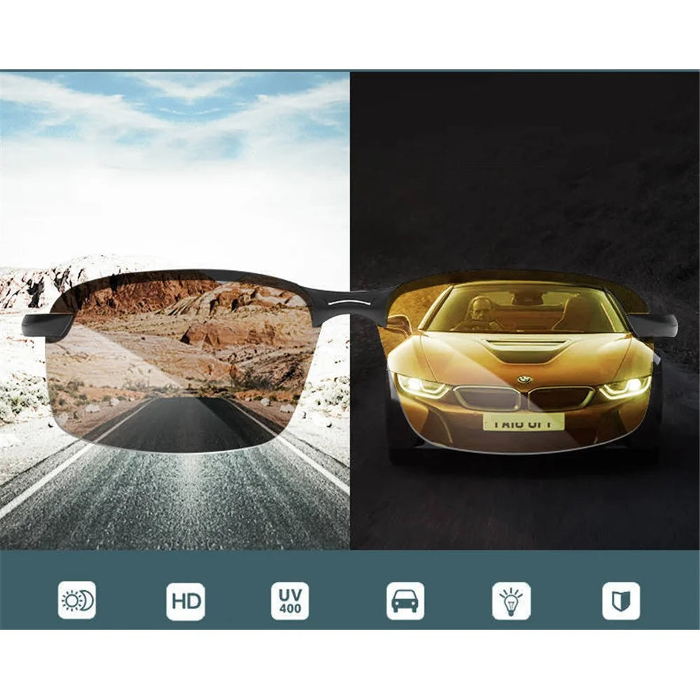 Day Night Dual-purpose Chromotropic 3043 Polarizing Night Vision Sunglasses Driving Glasses - 4