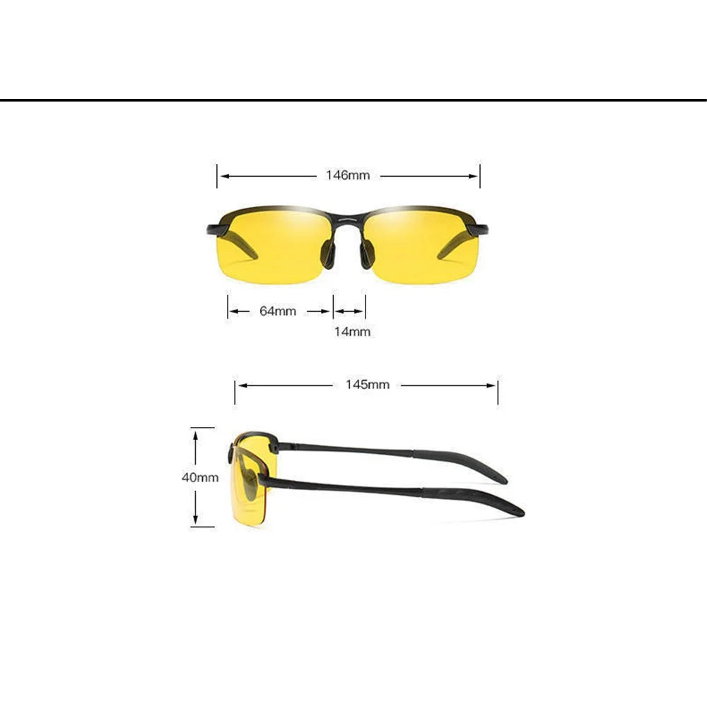Day Night Dual-purpose Chromotropic 3043 Polarizing Night Vision Sunglasses Driving Glasses - 7