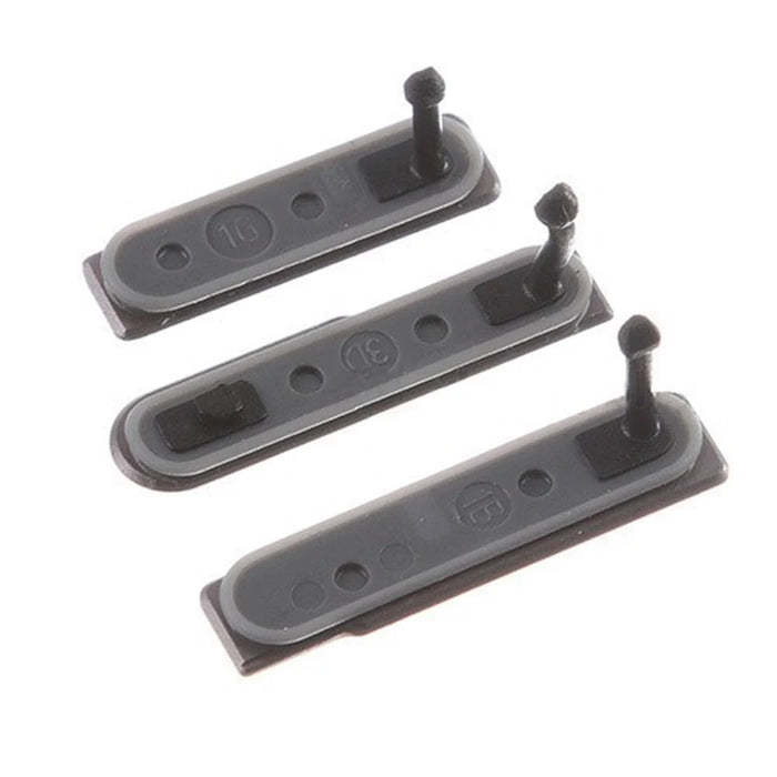 3PCS/Set OEM Card Cap and USB Cover for Sony Xperia Z1 Compact D5503 - Black - 3