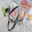 3PCS/Set Clear Cosmetics Bag Make-up Bags Organizer PVC Bag - Black - 3