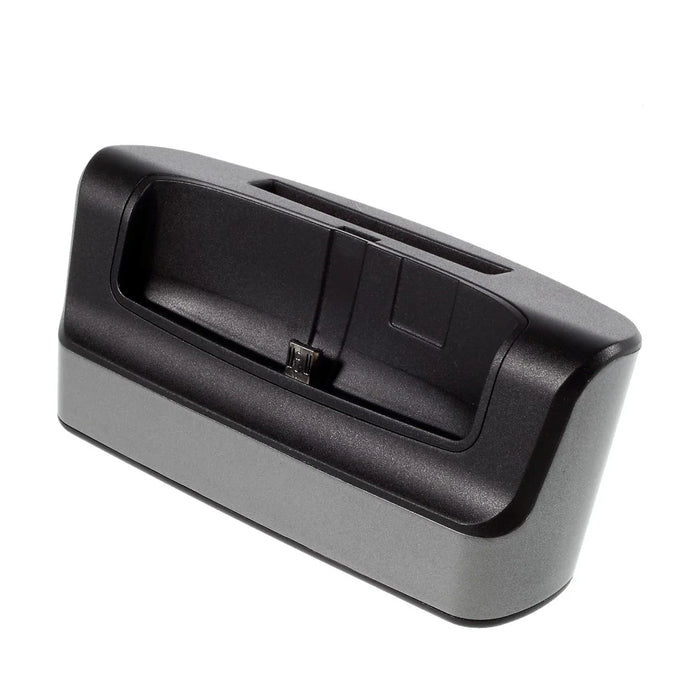 USB Charger Dock Cradle w/ Spare Battery Slot for LG G4 - Black - 1