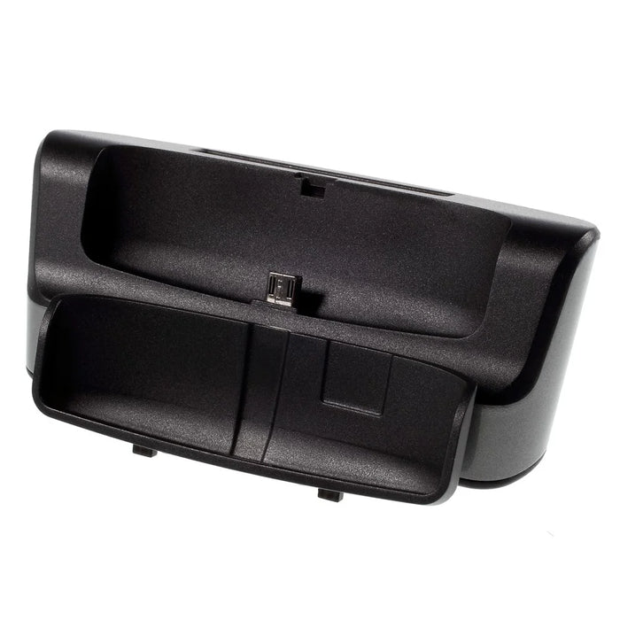 USB Charger Dock Cradle w/ Spare Battery Slot for LG G4 - Black - 3