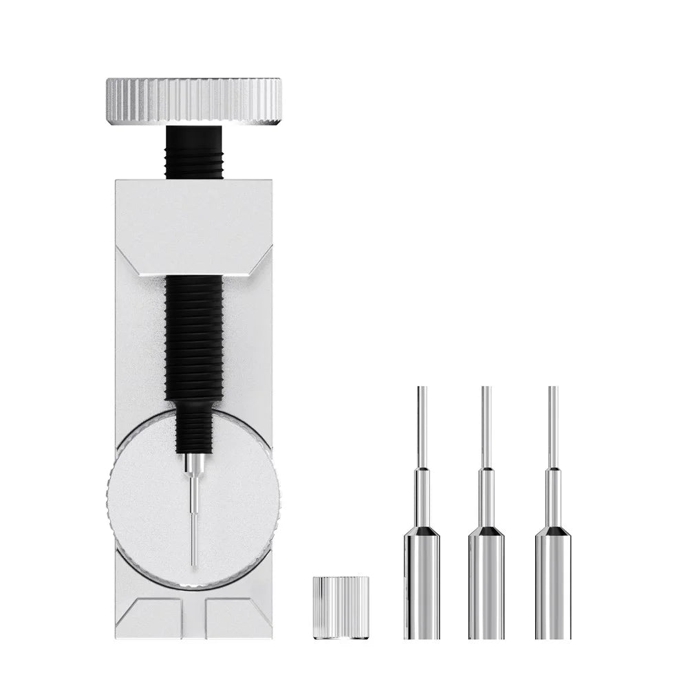 Watch Band Strap Link Pin Remover Repair Tool Kit for Watchmakers - Silver - 4