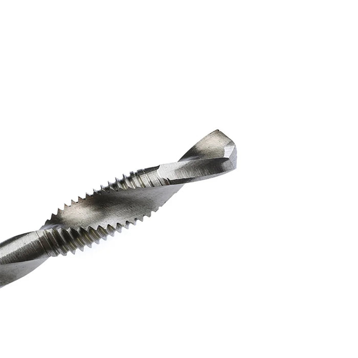 6-in-1 Hand Tap Drill Hex Shank HSS Screw Spiral Point Thread Metric Plug Drill Bits - 6