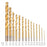 99Pcs/Set 1.5mm - 10mm Titanium HSS Drill Bits - 7
