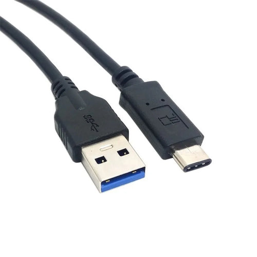 For iPhone 15 Series U3-199 USB 3.0 / 3.1 Type-C Male Connector to Standard-Type A Male Data Cable for Nokia N1 Tablet - Black - 1
