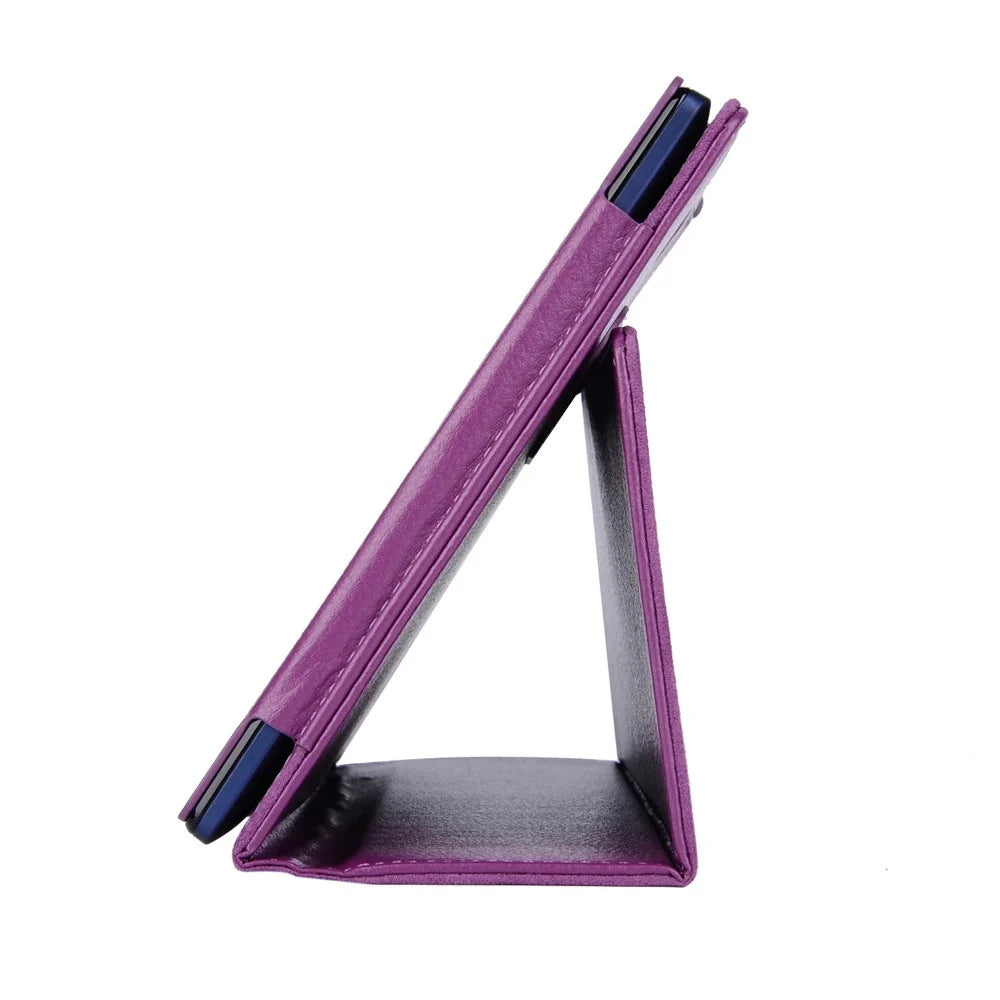 Litchi Texture 2-fold Stand Leather Case for Lenovo TAB 2 A10-70 - Purple - 4