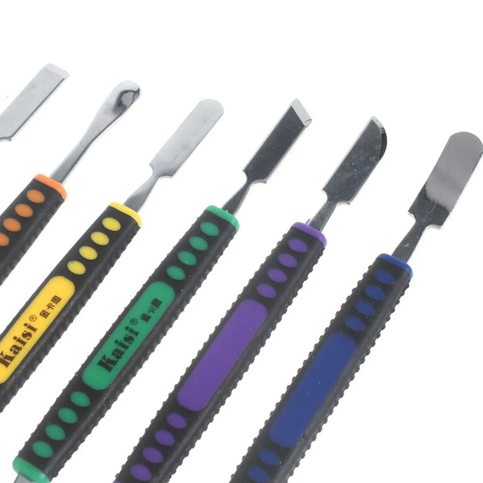 KAISI 6 in 1 Dual Ends Metal Spudger Set Prying Repair Tool Kit for Smartphone Tablet - 3