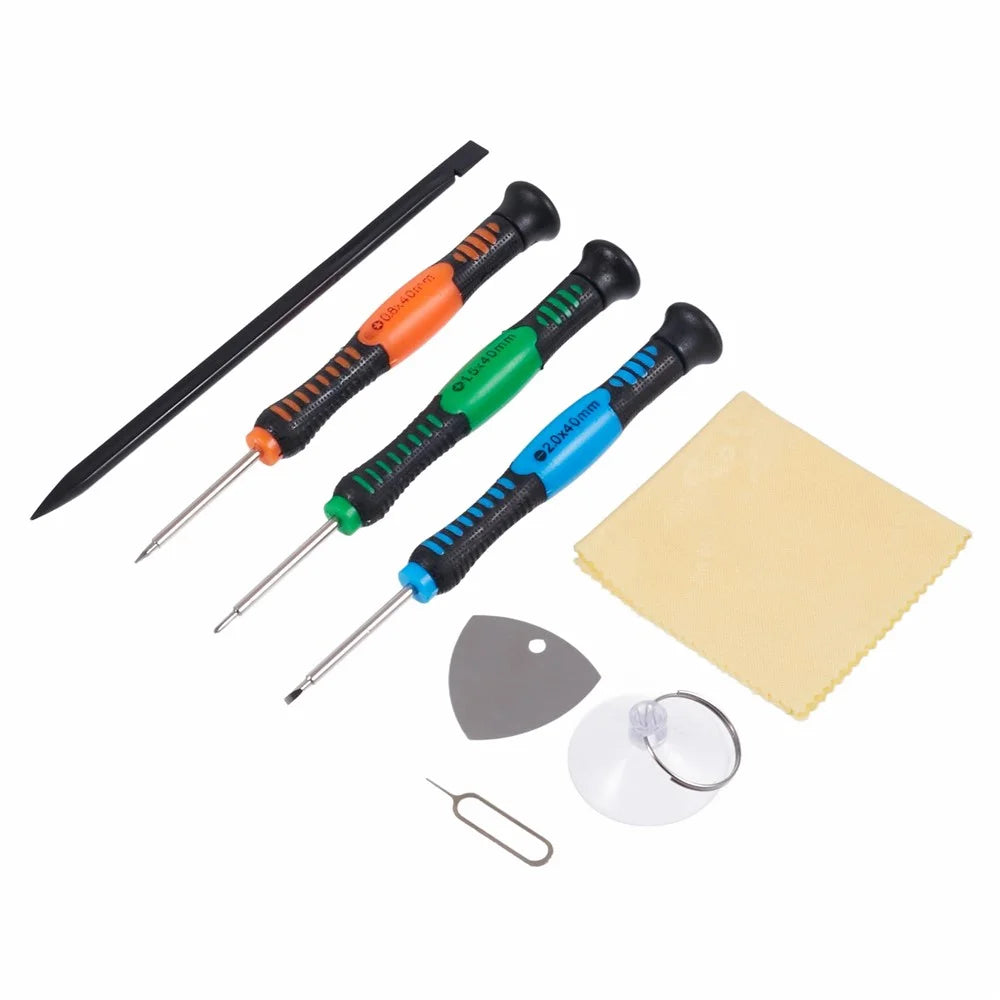 8-in-1 Maintenance Opening Screwdriver Tool Kit for iPhone Samsung - 1