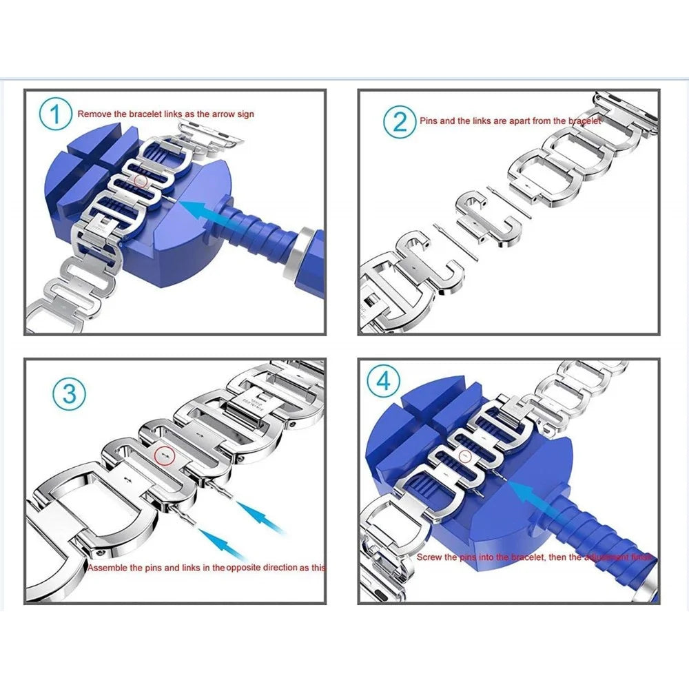 Watch Repairing Band Strap Link Remover Install Disassembly Tool - 6