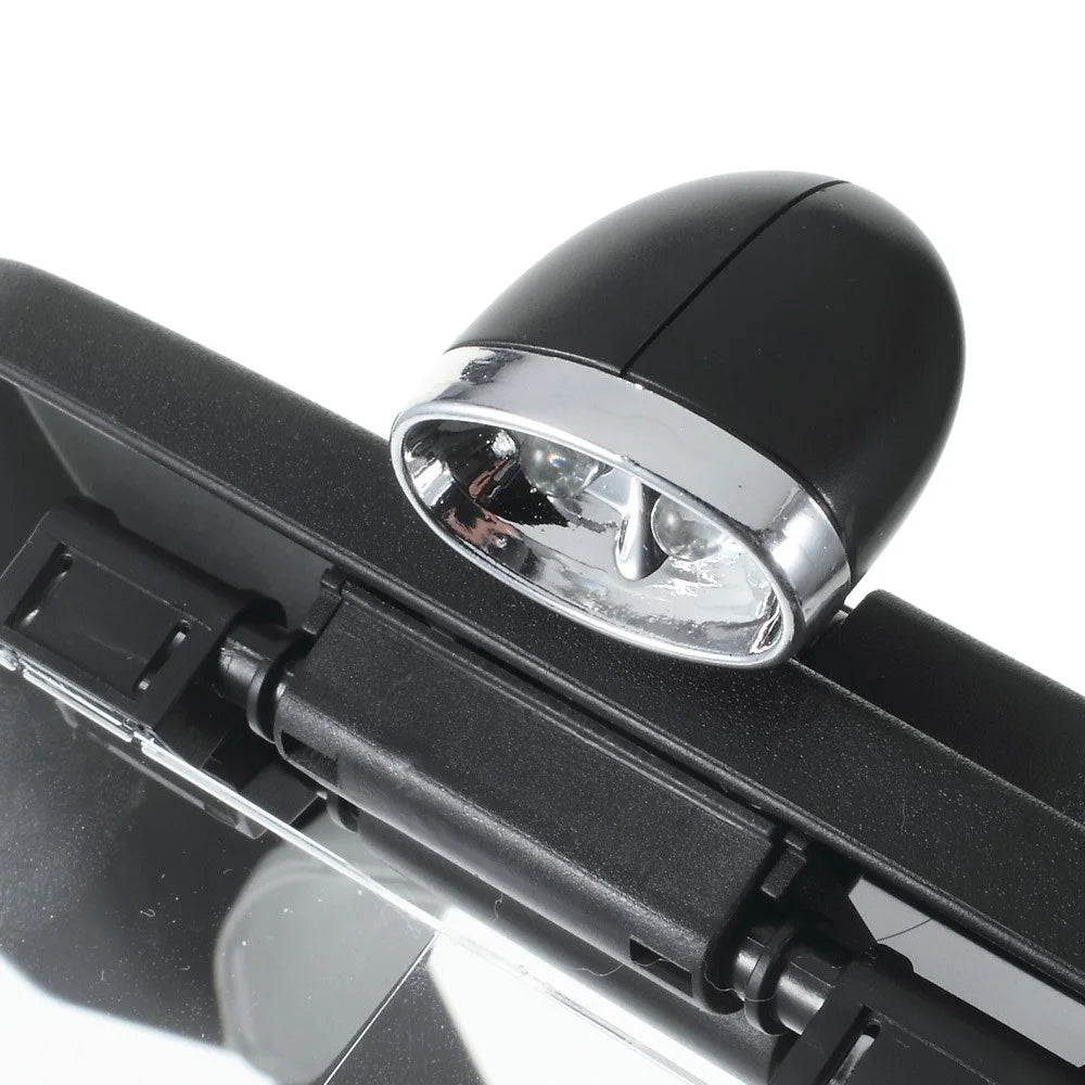 2-LED Headband Magnifier Magnifying Glass Loupe for Reading Jewelry Appraisal Etc (MG81001-A) - 5