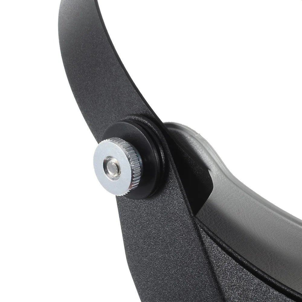 2-LED Headband Magnifier Magnifying Glass Loupe for Reading Jewelry Appraisal Etc (MG81001-A) - 6