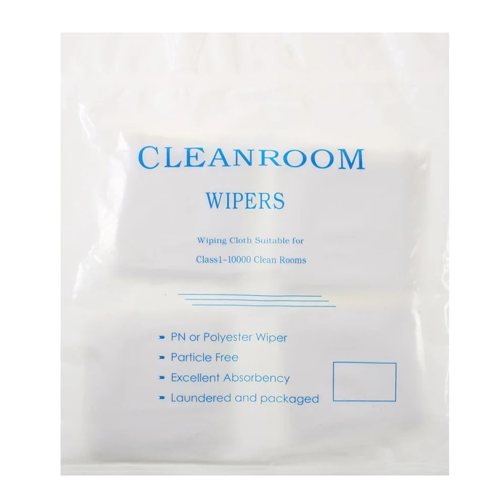 140pcs/Pack Cleanroom Wipers Polyester Anti-Static Particle Free Wiping Cloth - 1