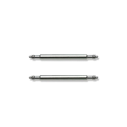 2Pcs 22mm Stainless Steel Spring Bar Pins for Watch Band Strap - 1