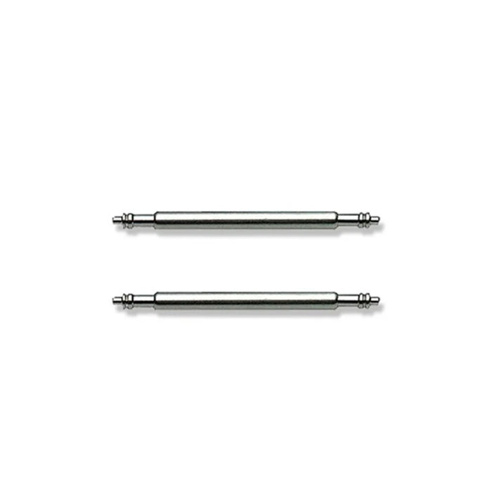 2Pcs 18mm Stainless Steel Watch Strap Spring Bar Pins - 1