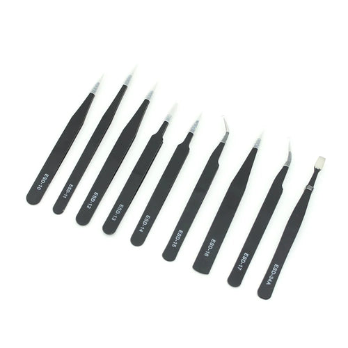 9-in-1 Professional Anti-static Tweezers Set - 1