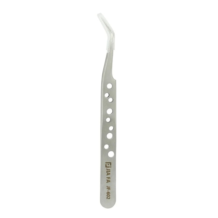 JF-602 High-strength Alloy Curved Tip Tweezer Repair Tool - 1
