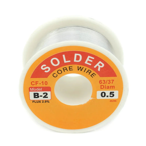0.5mm 63/37 Tin Lead Welding Soldering Solder Wire Rosin Core Reel - 1