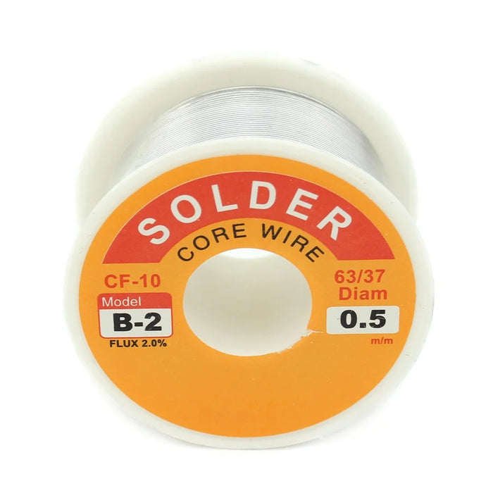 0.5mm 63/37 Tin Lead Welding Soldering Solder Wire Rosin Core Reel - 1
