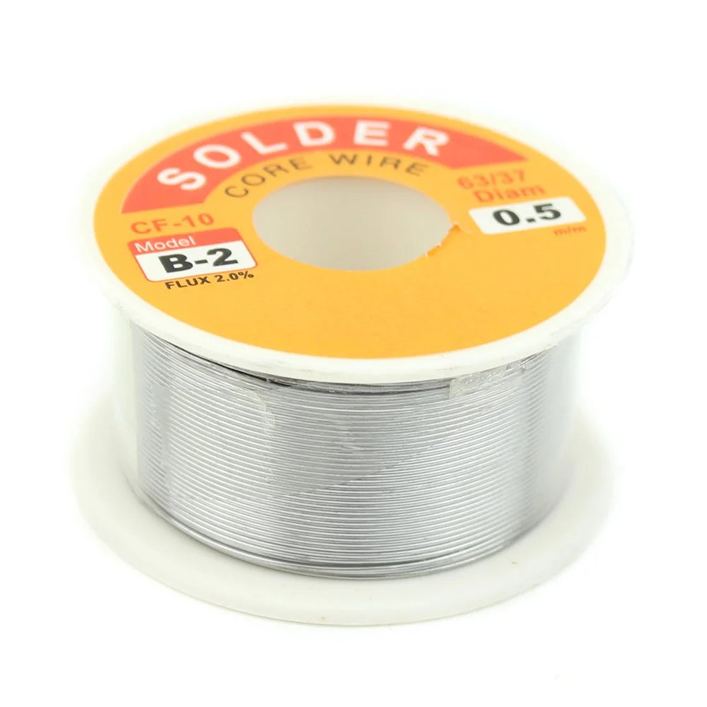 0.5mm 63/37 Tin Lead Welding Soldering Solder Wire Rosin Core Reel - 2