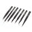 VETUS 7-in-1 High Strength Precision Stainless Steel Professional Tweezers Set - 7