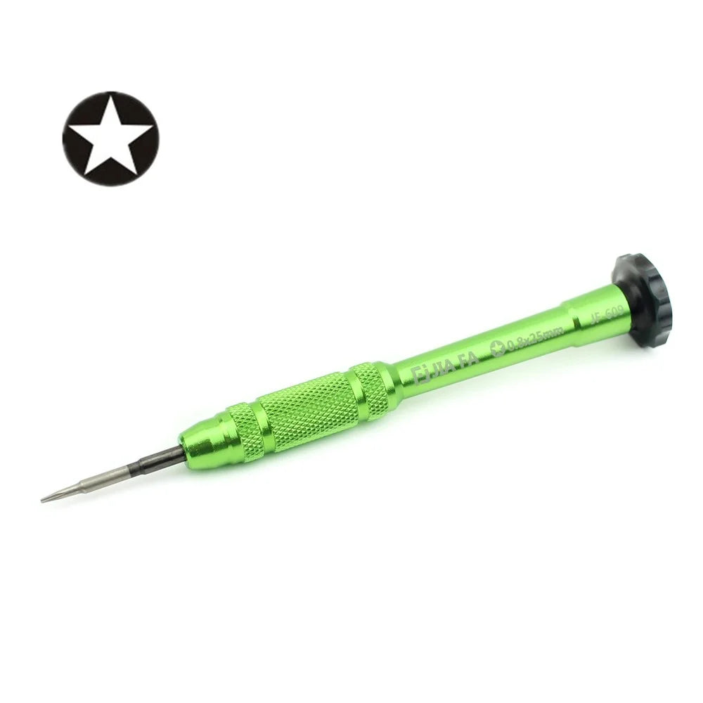 Professional Anti-slip Handle Precision 0.8 Pentagon Screwdriver - Green - 1