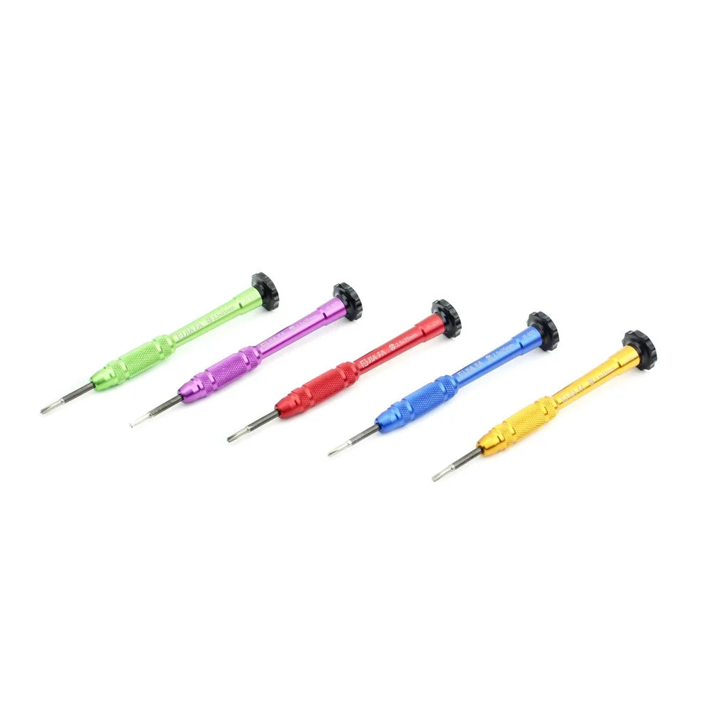 Professional Anti-slip Handle Precision 0.8 Pentagon Screwdriver - Green - 6
