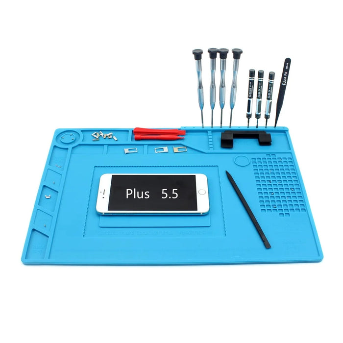 Heat Insulation Silicone Pad Soldering Station Mat Maintenance Platform for Phone Repair - 1