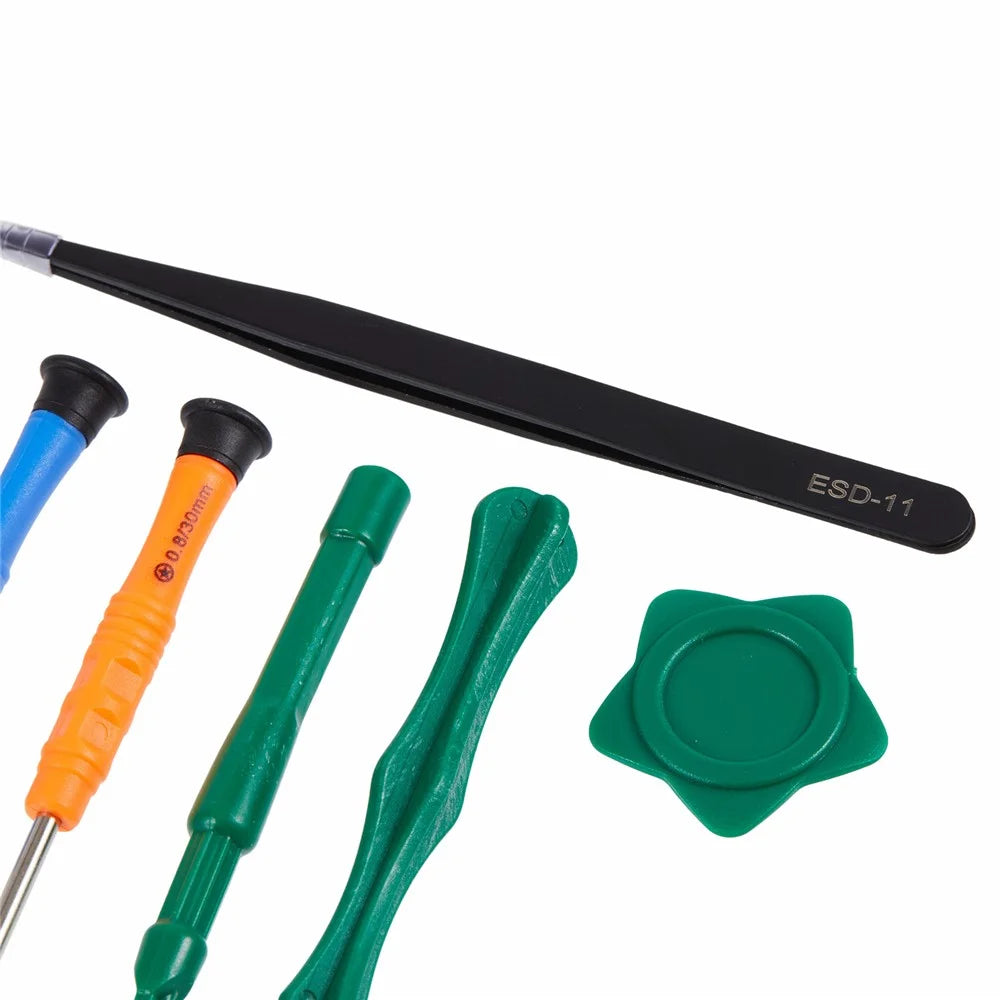 10Pcs / Set Repair Tool Kit Cellphone Tablet Magnetic Screwdriver Opening Pry Tools - 4