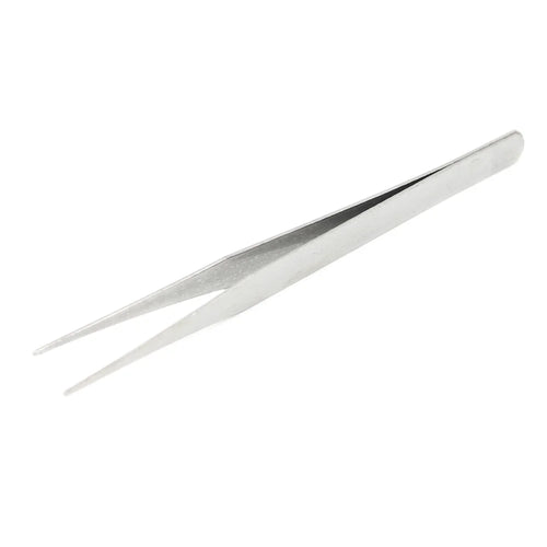 JF-605 Portable Mini Metal Straight Tweezers Cellphone Repair Tool - 1