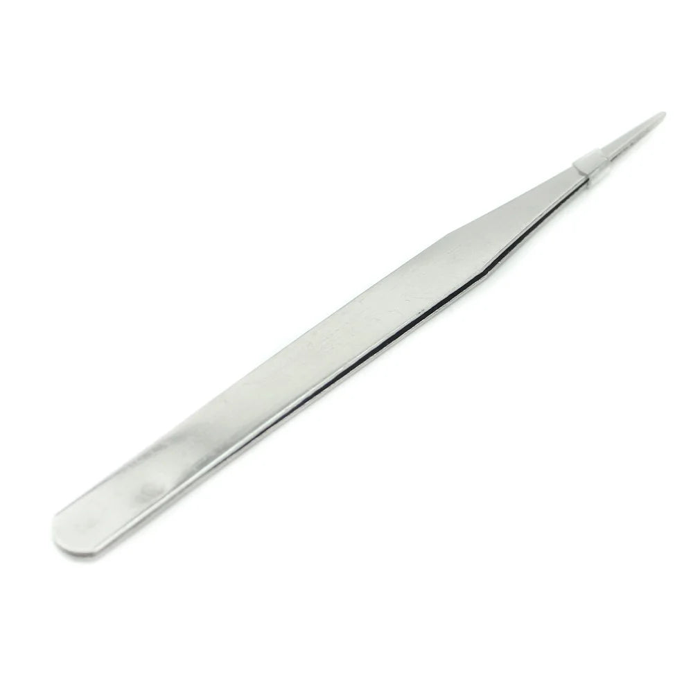 JF-605 Portable Mini Metal Straight Tweezers Cellphone Repair Tool - 2