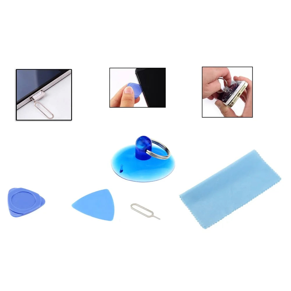 JF-8126 15 in 1 Repair Tool Set Opening Tool Kit for iPhone Samsung etc. - 5