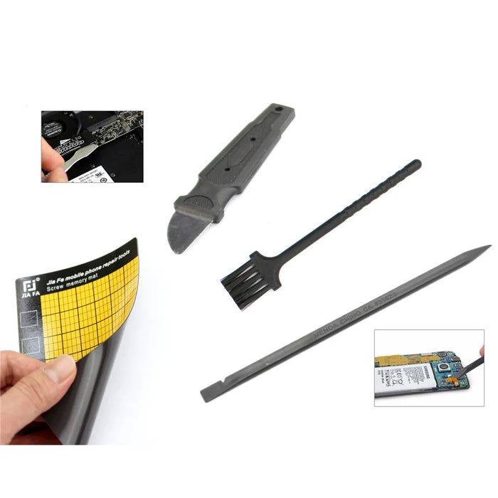 JF-8128 Professional 19-in-1 Screwdriver Pry Tool Disassemble Opening Repair Set for iPhone Samsung - 3